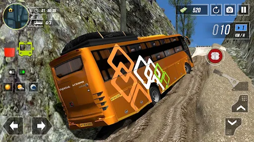 Gameplay screenshot 2 from City Bus Driving and Racing - Role Playing game
