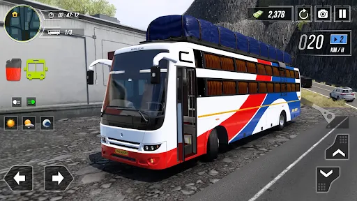 Gameplay screenshot 3 from City Bus Driving and Racing - Role Playing game