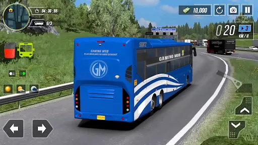 Gameplay screenshot 4 from City Bus Driving and Racing - Role Playing game